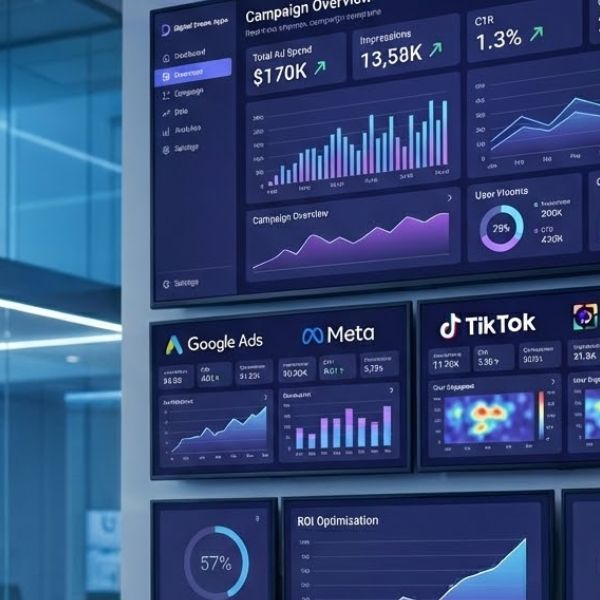 Data analytics dashboard